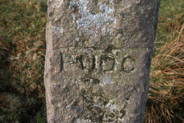 Boundary Stone on Holne Moor