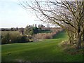 Boughton Golf Course taken from the "coffin track" footpath