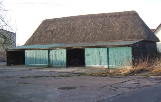 Thatched barn, Hemingstone