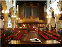 SD5228 : St Mary's Parish Church, Penwortham, The Nave by Alexander P Kapp