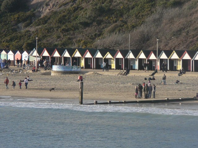 Bournemouth Beach Huts Map Bournemouth: West Cliff Beach Huts © Chris Downer Cc-By-Sa/2.0 :: Geograph  Britain And Ireland