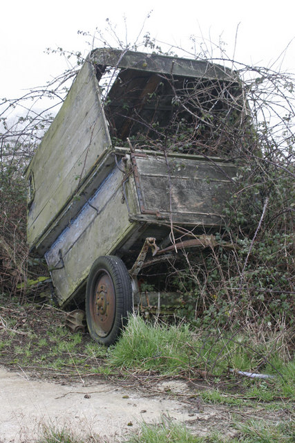 Abandoned trailer at Kitty's Farm