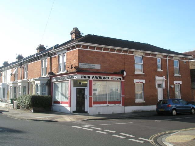 Hairdressers In Telephone Road C Basher Eyre Geograph Britain