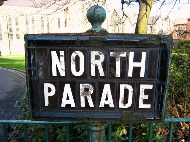 Sign, North Parade Belfast