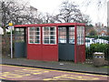 A pretty cast iron Bus Shelter