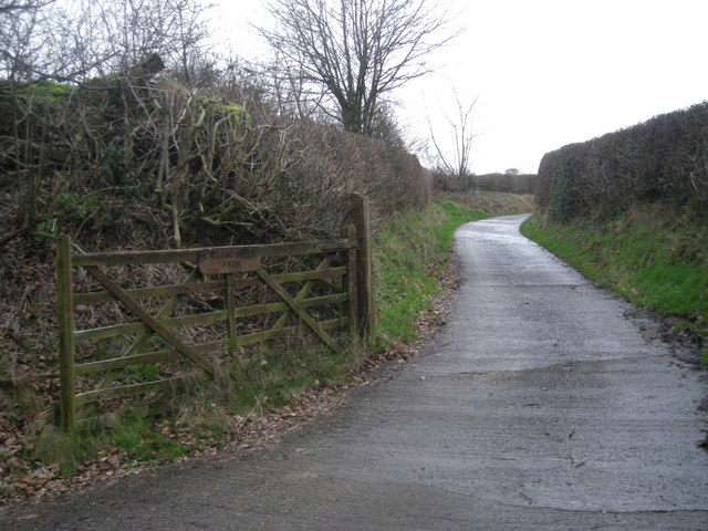 Driveway to England Shelve Farm