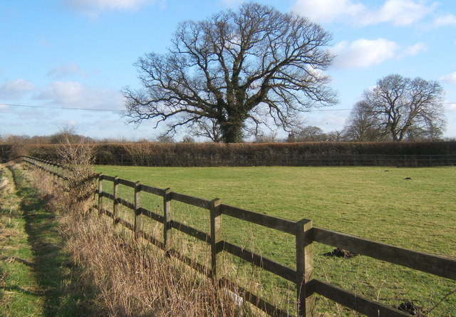 Field by footpath east of Coddenham