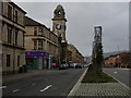 Dumbarton Road in the centre of Clydebank