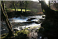 Bere Ferrers: weir on the Tavy