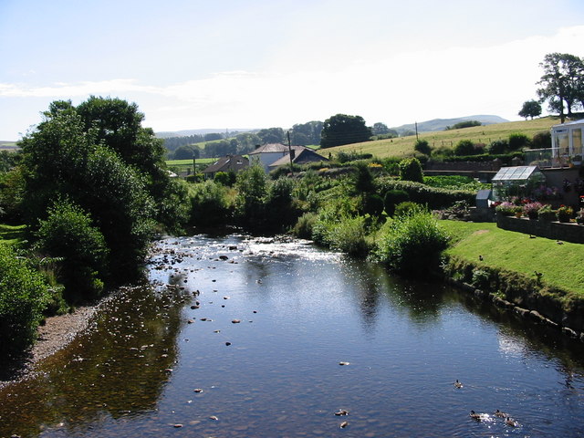 View up river from Frank's Bridge Kirkby Stephen