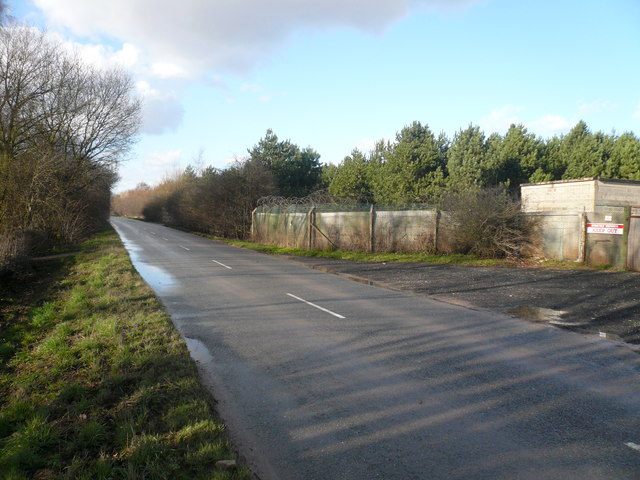 Daneshill Road - View in direction of Torworth Crossing
