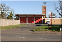 TL4197 : March Fire Station on Dartford Road by dennis smith