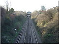 Approaching Bexhill  Railway Station from the east, Bexhill-on-Sea