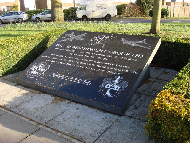 486th Bombardment Group Memorial, Gregory Street
