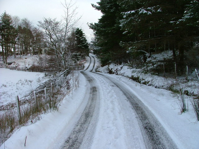 Snowy Sheader Road