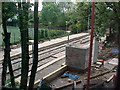 Morden Road Tramstop - under construction