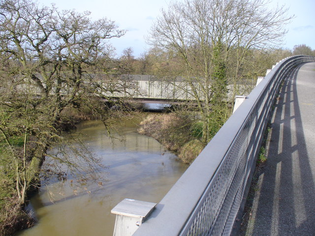River Mole at Stoke d'Abernon Bridge