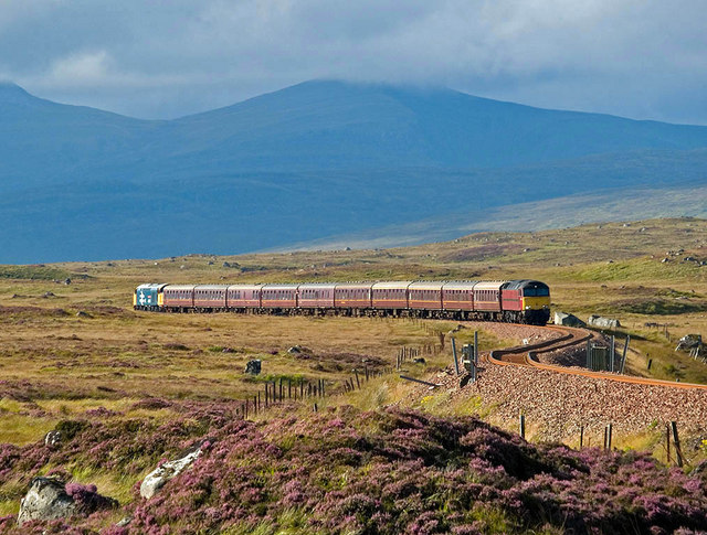 A railtour returning from Fort William