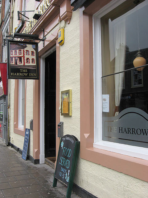 The Harrow Inn sign