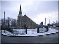 Blackwood Church in the snow