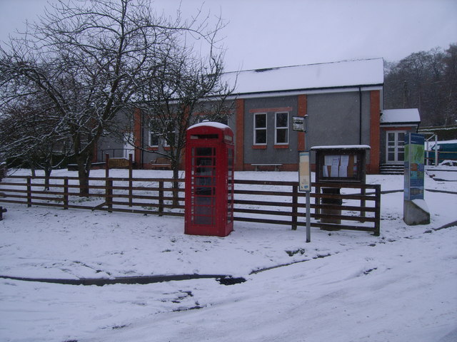 Telephone Kiosk outside Village Hall at Balquhidder
