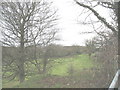 The flood plain of Afon Rhyd-hir southwest of Llannor