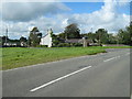 Road junction at Llansadwrn