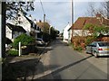 Looking NW along The Street, Finglesham