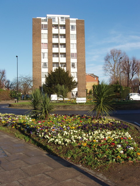 Flower bed, Haven Green