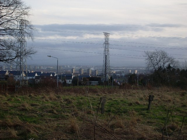 Duntocher and Glasgow from Kilpatrick Hills