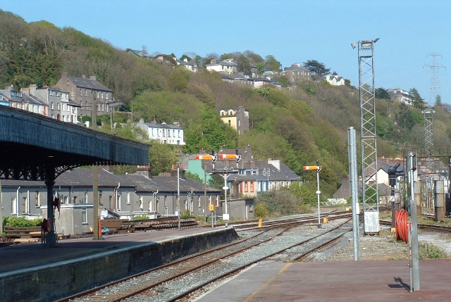 Station throat at the east of Kent Station, Cork