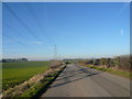 Losk Lane - Approaching point where Footpath Crosses