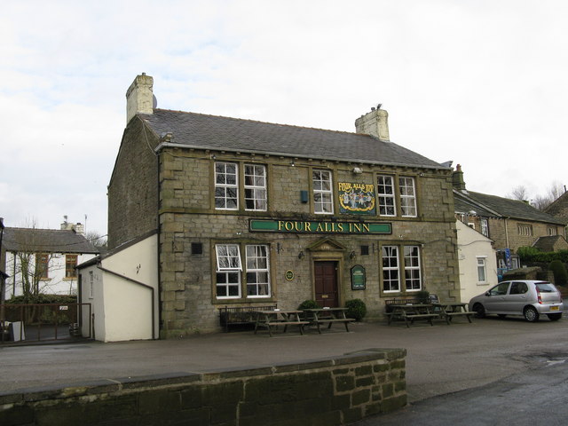 The 'Four Alls Inn', Higham, Lancashire
