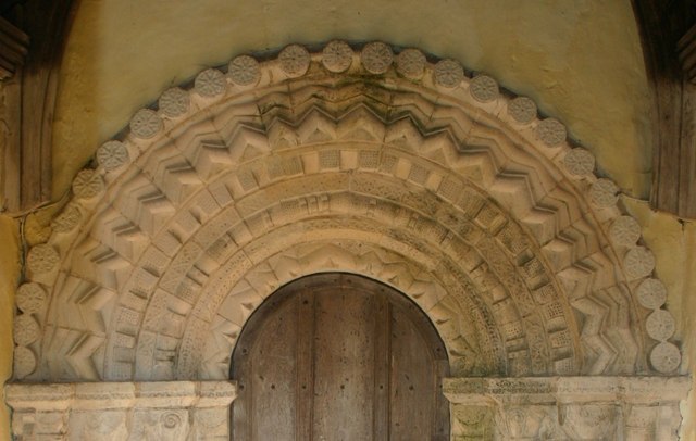 Norman Arch over South door of St. Gregory's Church