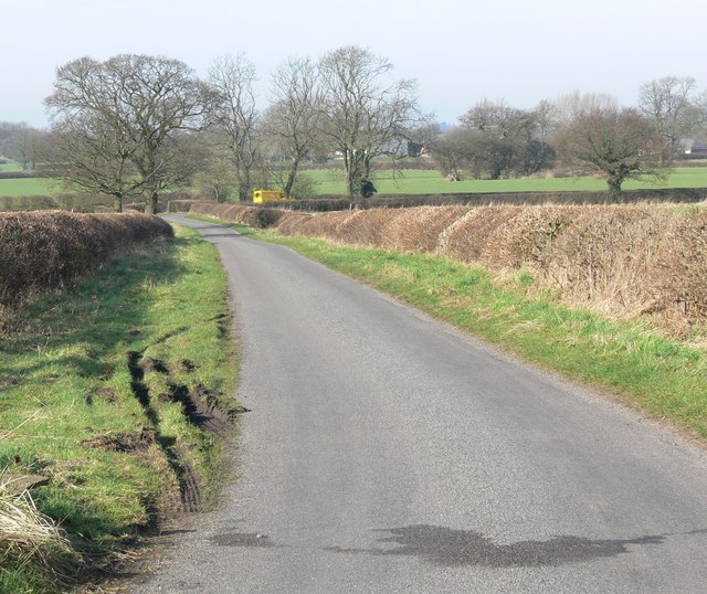 Crow Lane north of Pinwall, Leicestershire