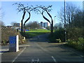 The Bristol and Bath Railway Path through a park in Newtown