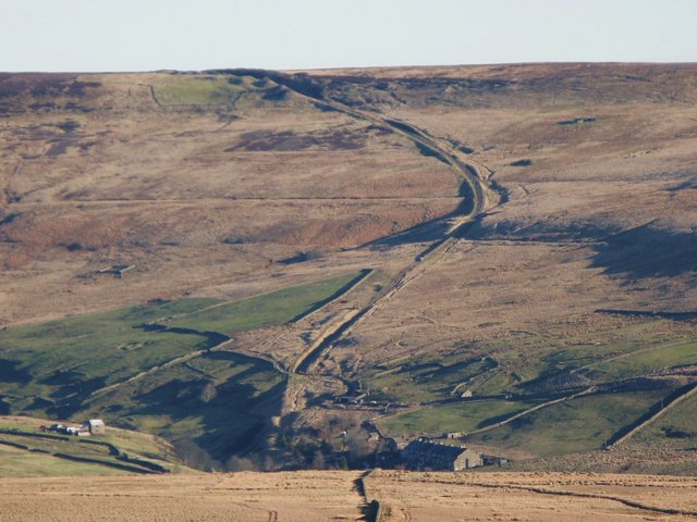 The Boltslaw Incline from Northgate Fell