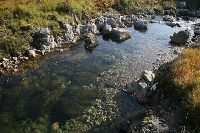Glengalmadale river pool