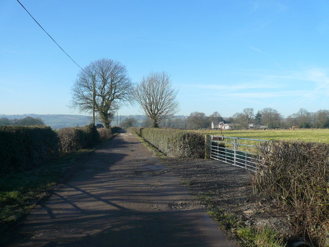 Slack Lane View towards Wessington Cottage Farm