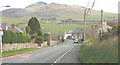 The B4417 on the western outskirts of Llanaelhaearn