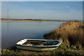 SO7211 : Boat on the banks of the River Severn by Philip Halling