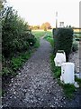 Looking E along path from Church Street