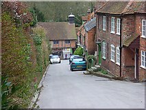 SU8394 : Church Lane, West Wycombe by Andrew Smith