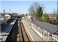 Guiseley Station - looking towards Menston