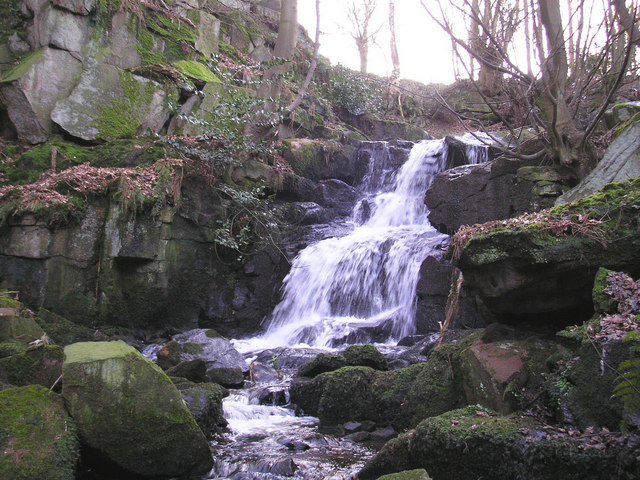 Waterfall on Steeton Beck