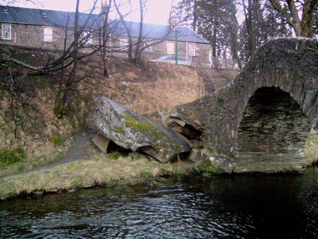 Campbells Stone by the Auld Brig