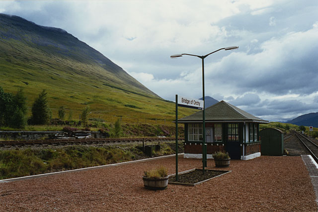 South end of Bridge of Orchy station