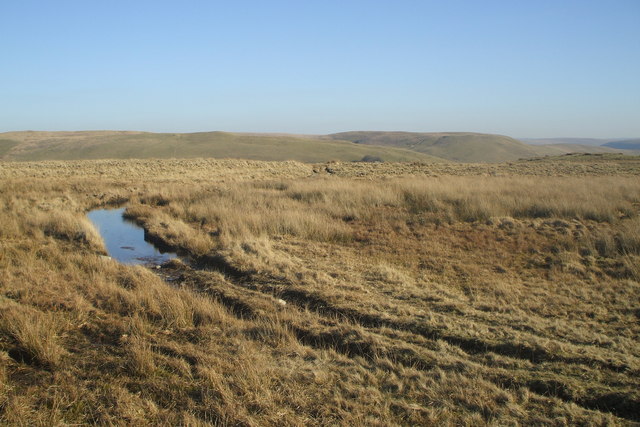 Monks Trod track near Afon Claerddu