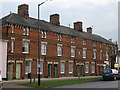 Three-storey terraced housing on Hall Street, Long Melford