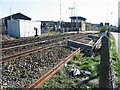 Signal box and level crossing on the Deal line